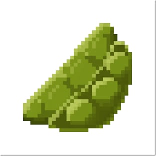 Pixel Art - Green Pea Collection Posters and Art